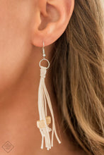 Load image into Gallery viewer, Macramé Majesty - White Necklace (SS-1120)