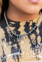 Load image into Gallery viewer, Luck Of The West - Blue (Turquoise) Necklace (SSF-1221)