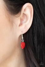 Load image into Gallery viewer, LIght Scattering Luminosity - Red Necklace