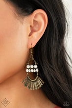 Load image into Gallery viewer, A FLARE For Fierceness - Brass Earring (SS-0521)
