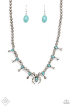 Load image into Gallery viewer, Luck Of The West - Blue (Turquoise) Necklace (SSF-1221)