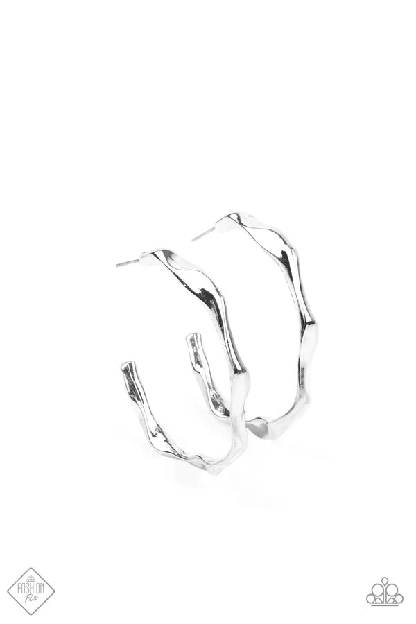 Coveted Curves - Silver Earring (SS-0621)