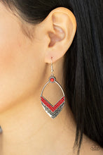 Load image into Gallery viewer, Indigenous Intentions - Red Earring