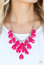 Load image into Gallery viewer, Front Row Flamboyance - Pink Necklace