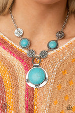 Load image into Gallery viewer, Saguaro Garden - Blue (Turquoise) Necklace (SSF-0222)
