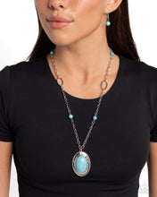 Load image into Gallery viewer, Mojave Meditation - Blue (Turquoise) Necklace