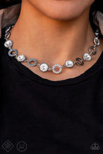 Load image into Gallery viewer, Rhinestone Rollout - White (Rhinestone) Necklace (MM-1221)