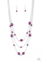 Load image into Gallery viewer, Pearlicious Pop - Purple Necklace