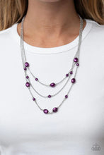 Load image into Gallery viewer, Pearlicious Pop - Purple Necklace