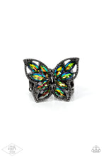 Load image into Gallery viewer, Fluttering Fashionista - Multi (Gunmetal) Ring