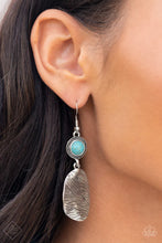 Load image into Gallery viewer, HOMESTEAD on the Range - Blue (Turquoise) Earring (SSF-0322)