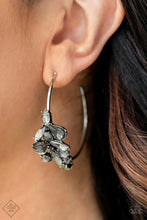 Load image into Gallery viewer, Arctic Attitude - Silver (Hematite/Smoky) Hoop Earring (MM-0622)