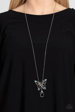 Load image into Gallery viewer, Badlands Butterfly - Blue (Butterfly) Lanyard Necklace