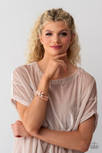 Load image into Gallery viewer, Luminous Laurels - Rose Gold (Iridescent) Bracelet (LOP-0723)