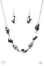 Load image into Gallery viewer, Raw Rapture - Silver (Hematite) Necklace (MM-1022)