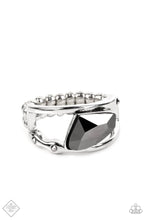 Load image into Gallery viewer, Sculpted Style - Silver (Hematite) Ring (MM-1022)