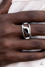 Load image into Gallery viewer, Sculpted Style - Silver (Hematite) Ring (MM-1022)
