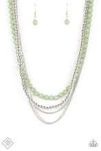 Load image into Gallery viewer, Boardwalk Babe - Green Necklace (GM-1022)