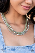 Load image into Gallery viewer, Boardwalk Babe - Green Necklace (GM-1022)