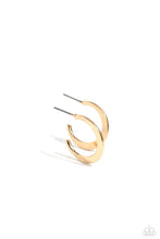 Load image into Gallery viewer, Royal Runway - Gold Hoop Earring