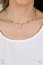 Load image into Gallery viewer, Fluttering Fanatic - Gold Choker Necklace