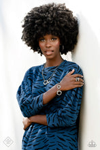 Load image into Gallery viewer, Dazzling Dynamo - Black Hoop Earring