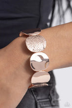 Load image into Gallery viewer, Rippling Record - Rose Gold Bracelet