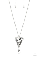 Load image into Gallery viewer, Radiant Romeo - White (Gem) Necklace