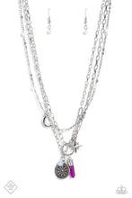 Load image into Gallery viewer, Notable Navigator - Purple Necklace (SSF-0623)