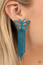 Load image into Gallery viewer, Billowing Butterflies - Blue (Butterfly) Post Earring (LOP-0723)