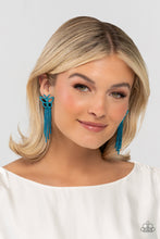 Load image into Gallery viewer, Billowing Butterflies - Blue (Butterfly) Post Earring (LOP-0723)