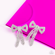 Load image into Gallery viewer, Just BOW With It - White Earring (LOP-0823)