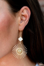 Load image into Gallery viewer, Seize the Sunburst - Gold Earring (SSF-0923)