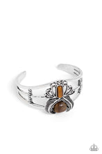 Load image into Gallery viewer, Peacock Plume - Brown (Tiger's Eye Stone) Bracelet