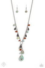 Load image into Gallery viewer, Notably Natural - Blue Necklace (SSF-0723)