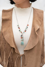 Load image into Gallery viewer, Notably Natural - Blue Necklace (SSF-0723)