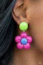 Load image into Gallery viewer, Poppin' Posies - Pink Post Earring (GM-1123)