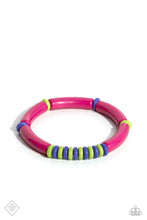 Load image into Gallery viewer, Poppin' Pattern - Pink Bracelet (GM-1123)