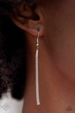 Load image into Gallery viewer, High-Strung Habit - White (Flecks of Iridescence) Necklce (SS-0923)