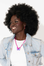 Load image into Gallery viewer, Fascinating Flyer - Pink (Butterfly) Necklace (LOP-1123)