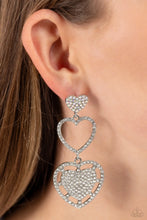 Load image into Gallery viewer, Couple's Celebration - White Post Earring