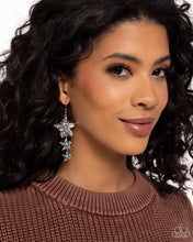Load image into Gallery viewer, Tapered Tiers - Blue (Turquoise) Earring
