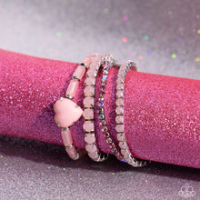 Load image into Gallery viewer, True Loves Theme - Pink (Heart) Bracelet (LOP-0224)