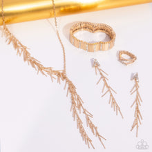 Load image into Gallery viewer, Linear Legend - Gold Bracelet (MM-0524)