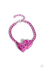 Load image into Gallery viewer, Lovestruck Lineup - Pink (Heart) Necklace