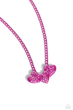Load image into Gallery viewer, Low-Key Lovestruck - Pink (Heart) Necklace