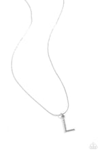 Load image into Gallery viewer, Letter of the Law - White - L Necklace