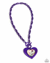 Load image into Gallery viewer, Modern Matchup - Purple Necklace (LOP-0324)