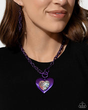 Load image into Gallery viewer, Modern Matchup - Purple Necklace (LOP-0324)