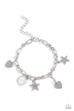 Load image into Gallery viewer, Legacy Letters - White - G Initial Bracelet